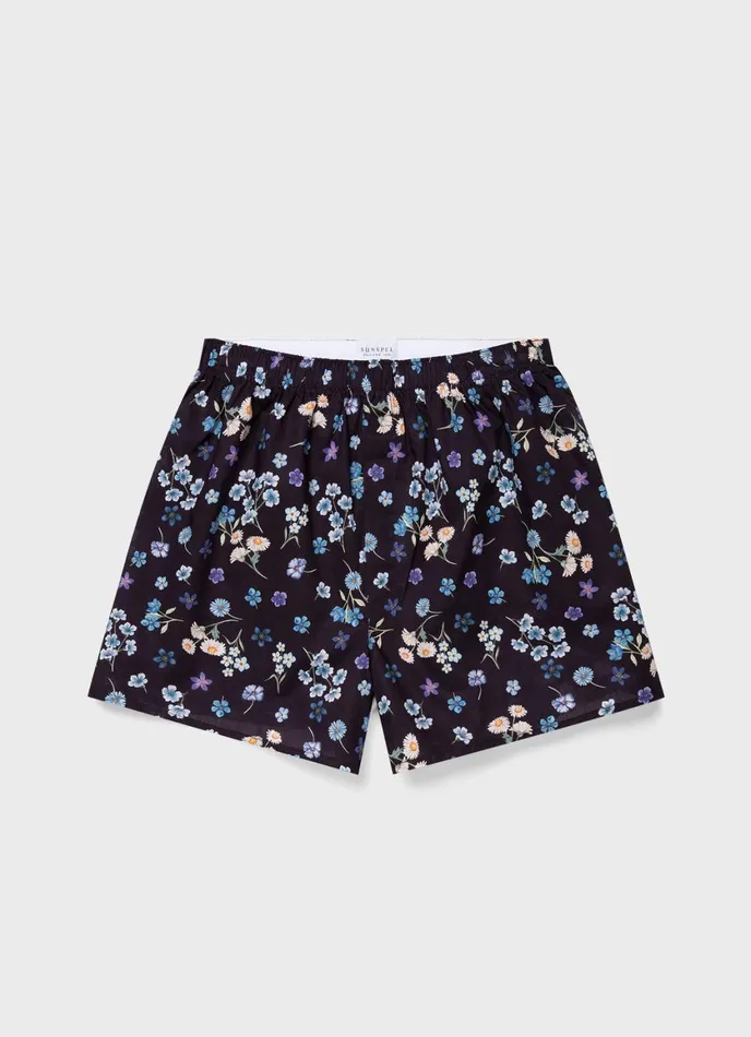 Classic Boxer Shorts In Liberty Fabric Primavera Men SUNSPEL Boxer Shorts