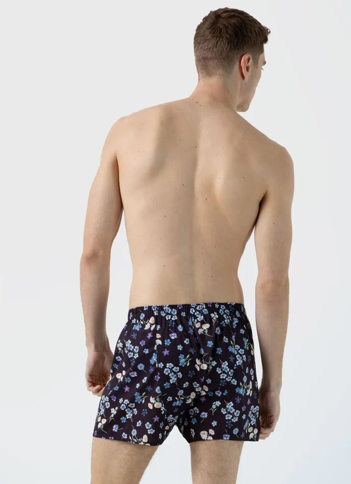 Classic Boxer Shorts In Liberty Fabric Primavera Men SUNSPEL Boxer Shorts