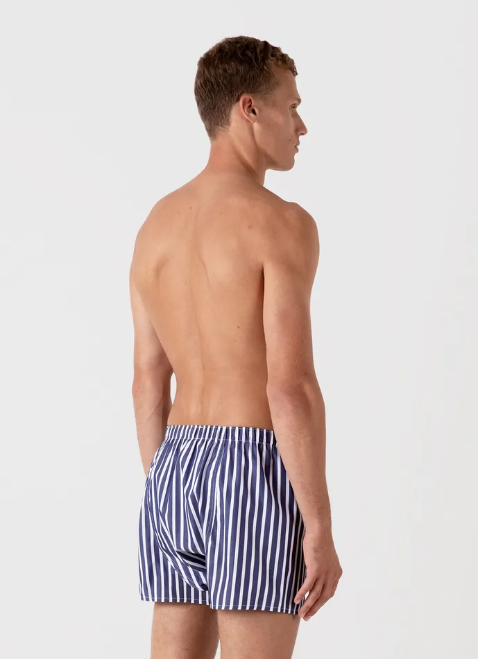 Classic Boxer Shorts NavyWhite Boxer Shorts ussunspel Men Classic Boxer Shorts NavyWhite Boxer Shorts ussunspel Men