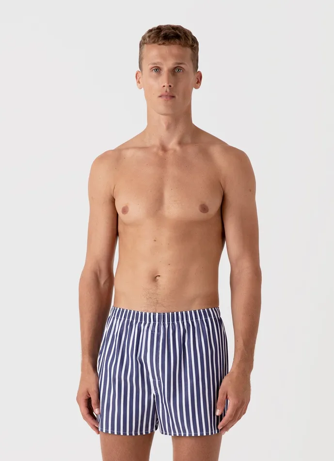 Classic Boxer Shorts NavyWhite Boxer Shorts ussunspel Men Classic Boxer Shorts NavyWhite Boxer Shorts ussunspel Men