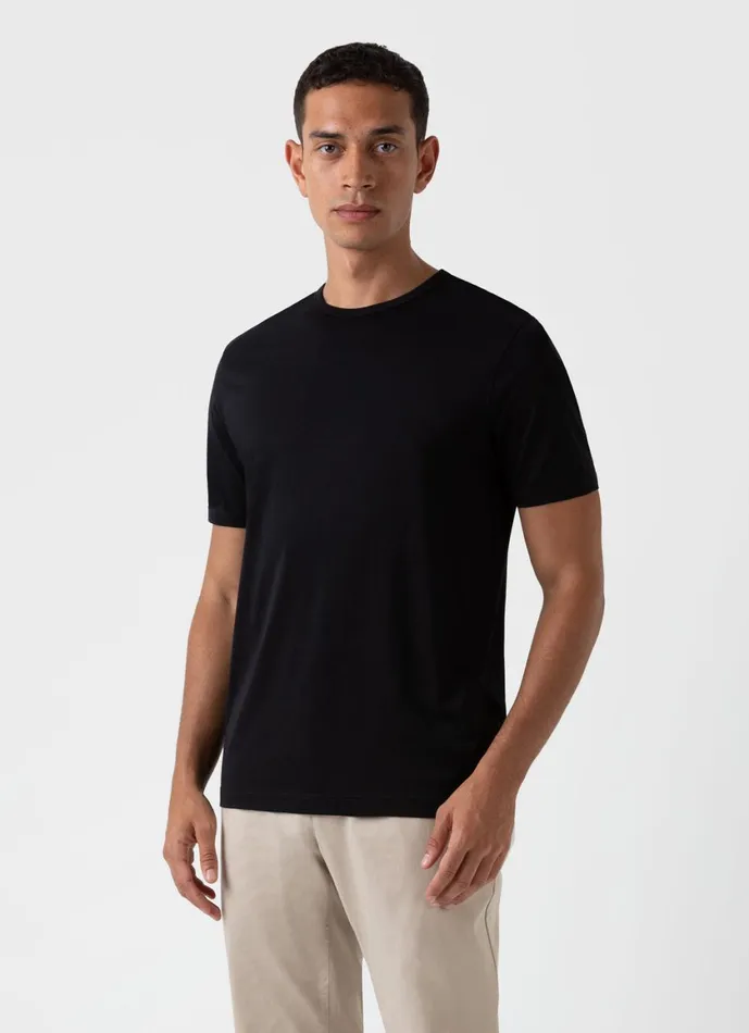 Classic Tshirt Black Men SUNSPEL Tshirts