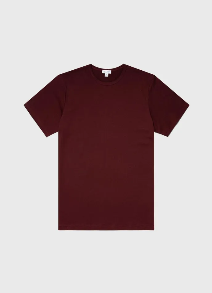 Classic Tshirt Maroon Men SUNSPEL Tshirts