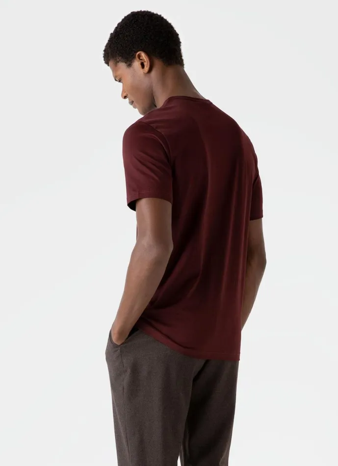 Classic Tshirt Maroon Men SUNSPEL Tshirts