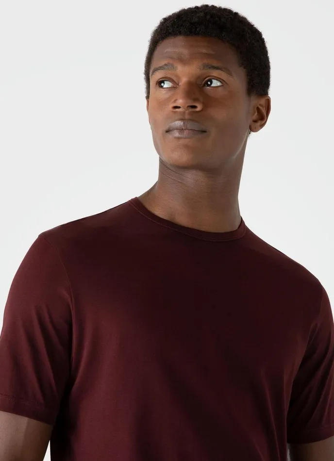 Classic Tshirt Maroon Men SUNSPEL Tshirts