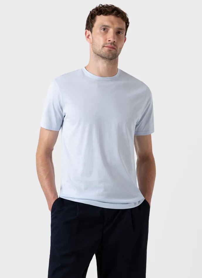 Classic Tshirt Pastel Blue Men SUNSPEL Tshirts