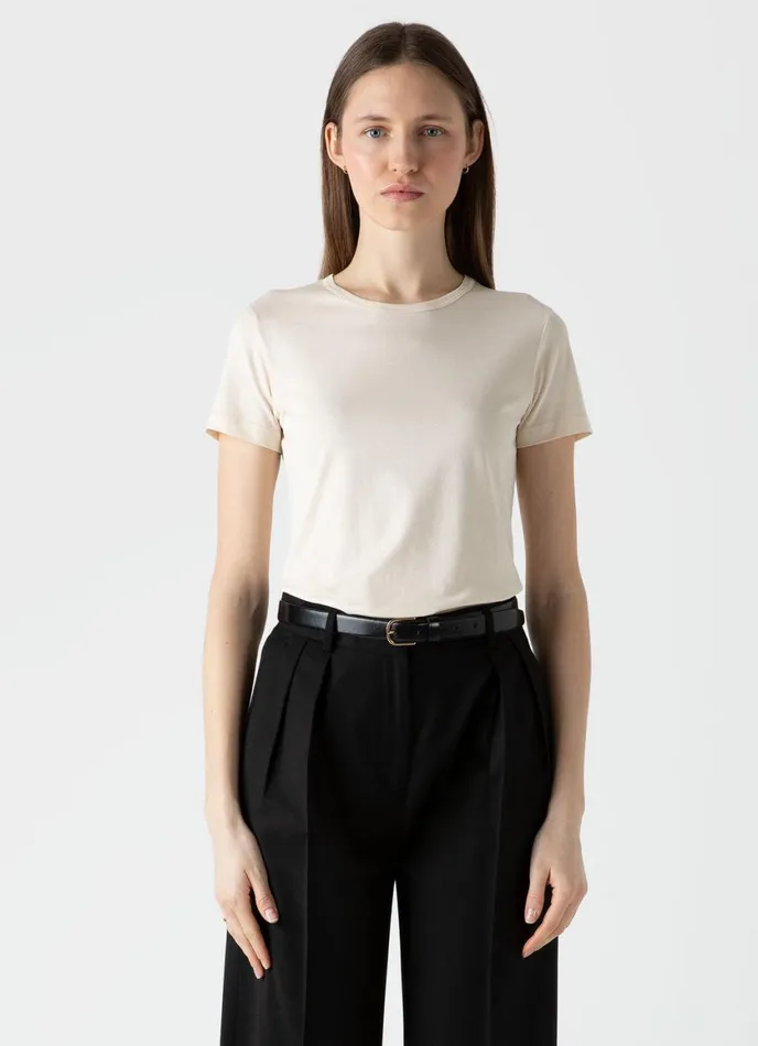 Classic Tshirt Undyed Women SUNSPEL Tshirts and Tops