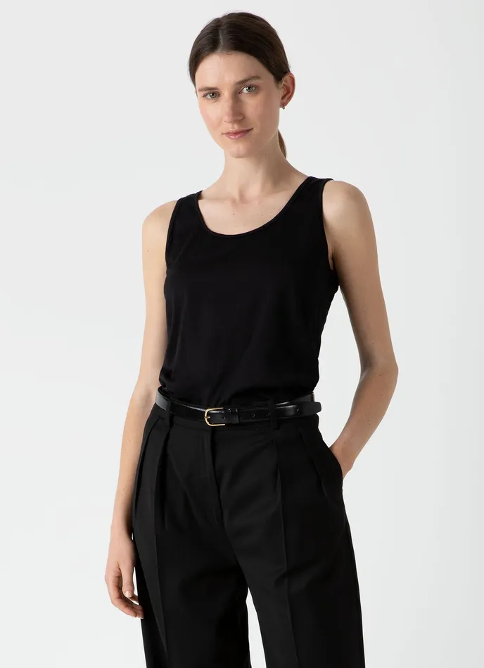 Classic Vest Black Women Tshirts and Tops ussunspel