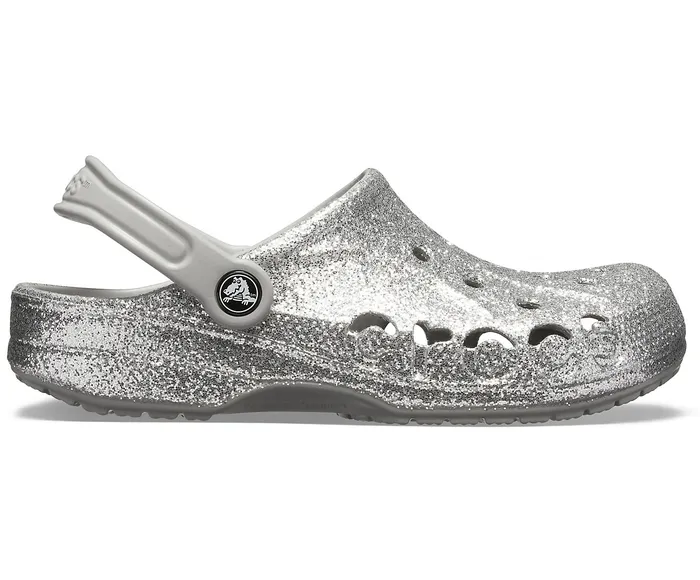 Clogs Baya Glitter Clog Silver Crocs Women