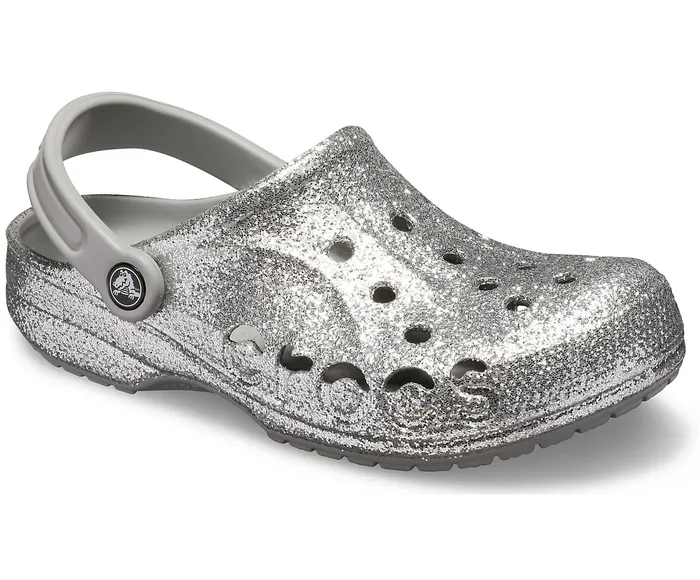 Clogs Baya Glitter Clog Silver Crocs Women