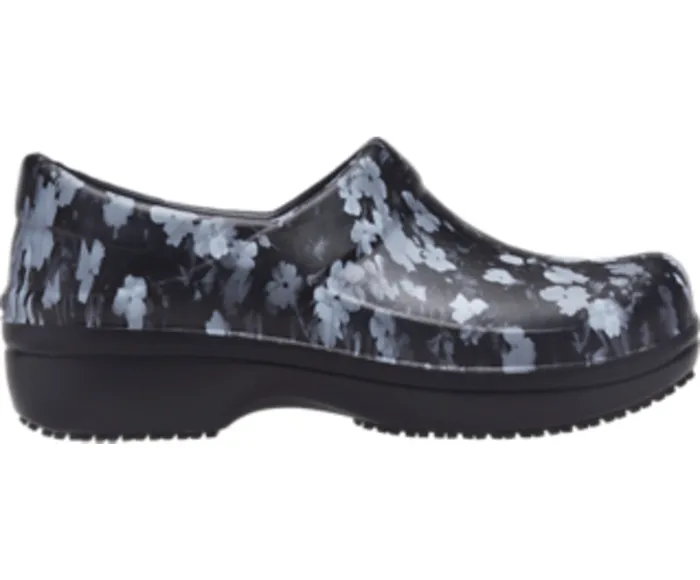 Clogs Neria Pro II Graphic Clog White Black Floral Crocs Women