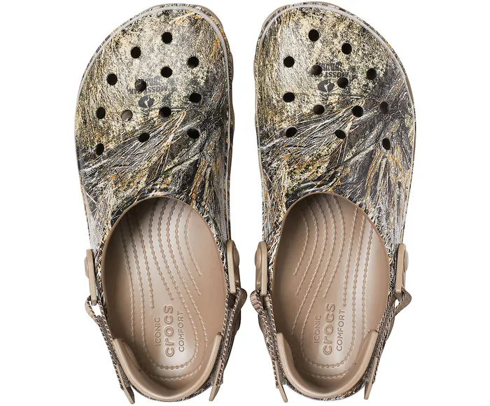 Clogs WomenMen Crocs Classic AllTerrain Mossy Oak Brush Clog Khaki