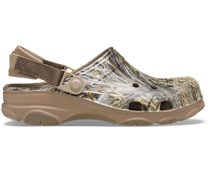 Clogs WomenMen Crocs Classic AllTerrain Mossy Oak Brush Clog Khaki