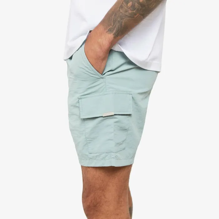 Closure London Cargo Pocket Swimshort Dark Sage Men Shorts