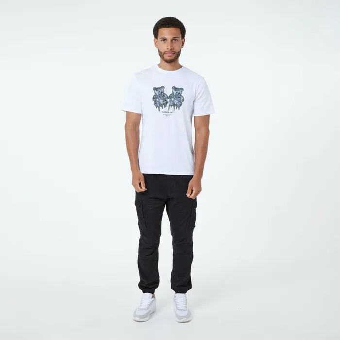Closure London Double Drip Teddy TShirt White Men TShirts