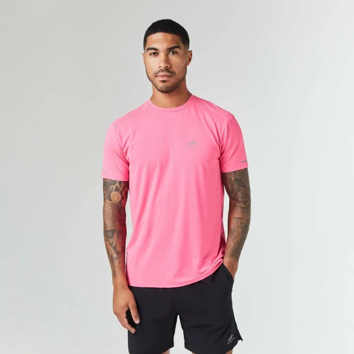 Closure London Performance TShirt Fluorescent Pink Men TShirts