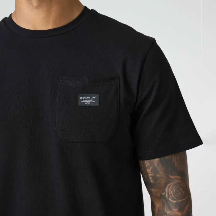 Closure London Pocket TShirt Black Men TShirts