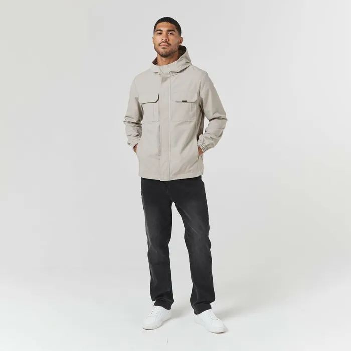 Closure London Premium Ripstop Jacket Stone Men Coats and Jackets