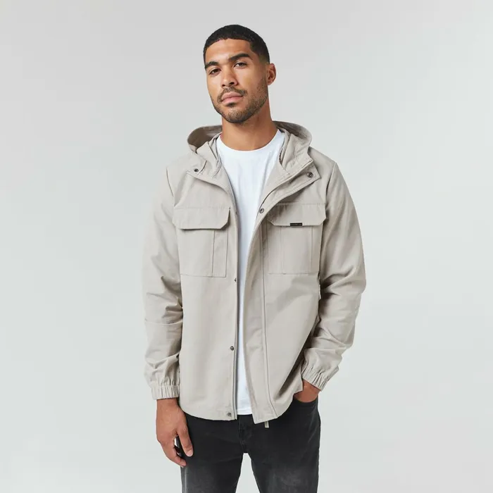 Closure London Premium Ripstop Jacket Stone Men Coats and Jackets