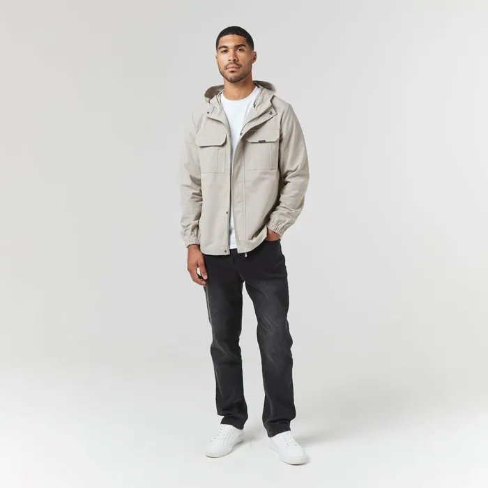 Closure London Premium Ripstop Jacket Stone Men Coats and Jackets