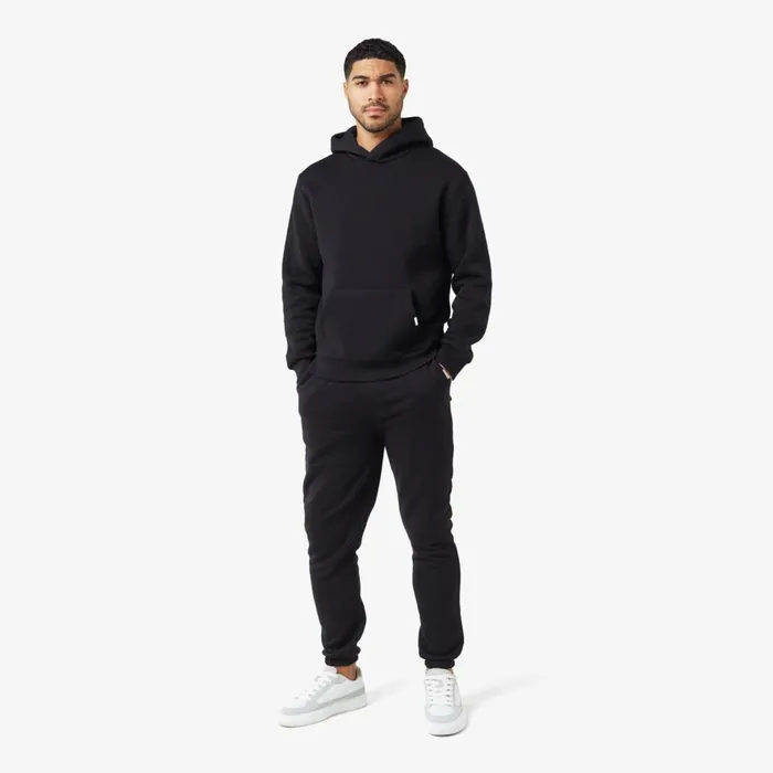 Closure London Relaxed Fit Cuffed Jogger Black Men Joggers