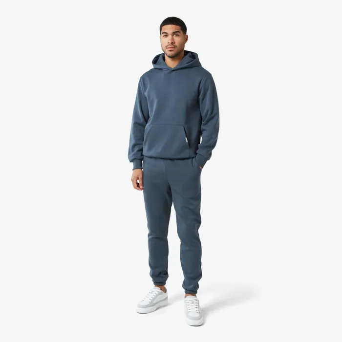 Closure London Relaxed Fit Cuffed Jogger Steel Blue Men Joggers