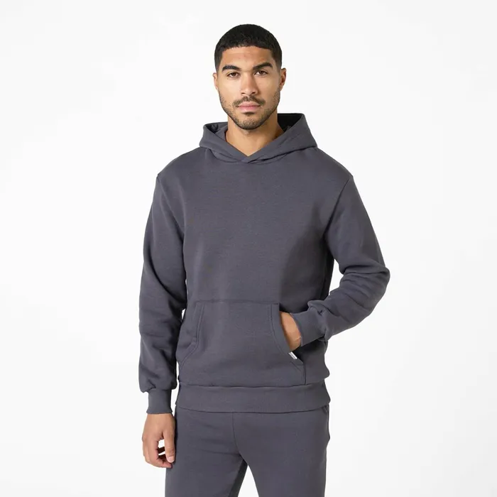 Closure London Relaxed Fit Open Hem Tracksuit Dark Grey Men Tracksuits
