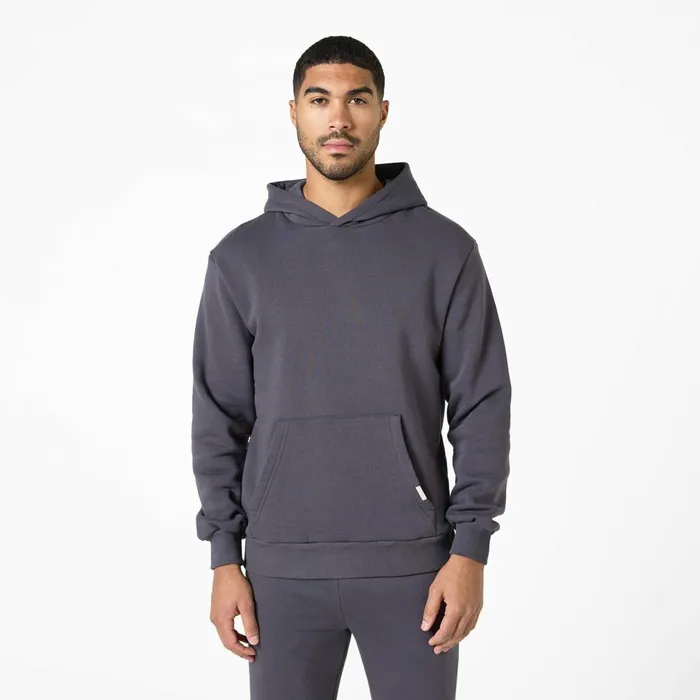 Closure London Relaxed Fit Open Hem Tracksuit Dark Grey Men Tracksuits