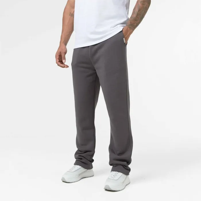 Closure London Relaxed Fit Open Hem Tracksuit Dark Grey Men Tracksuits