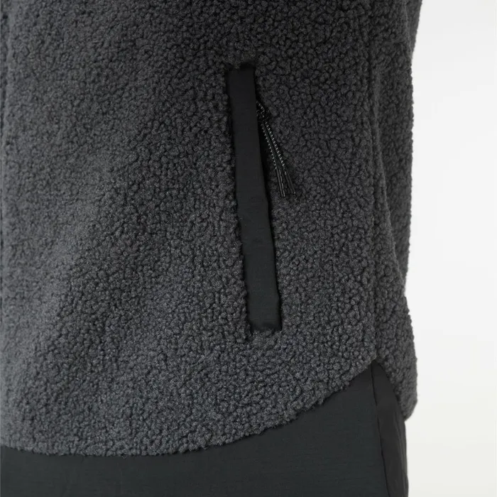 Closure London Ripstop Borg Panel Jacket Charcoal Men Coats and Jackets