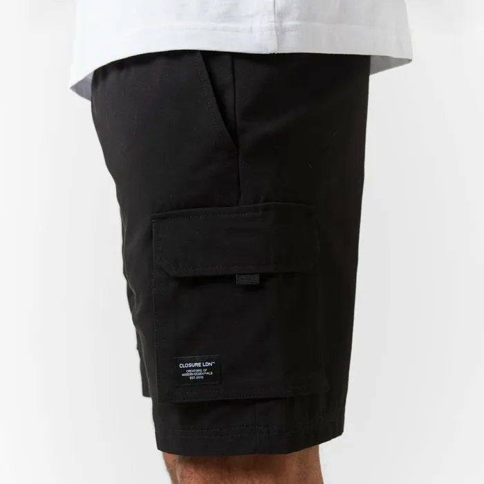 Closure London Ripstop Utility Short I Black034gt Windowtheme Windowtheme Black Men Shorts