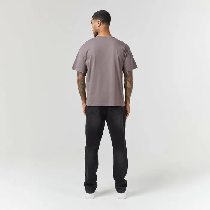 Closure London Script Logo Pocket TShirt Brown Men TShirts