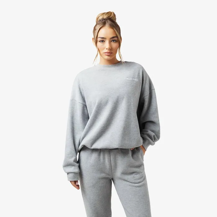Closure London Soft Knit Crewneck I Grey Marl034gt Windowtheme Windowtheme Greymarl Women Knitwear