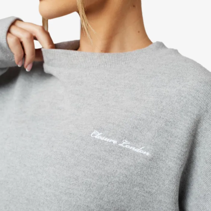 Closure London Soft Knit Crewneck I Grey Marl034gt Windowtheme Windowtheme Greymarl Women Knitwear