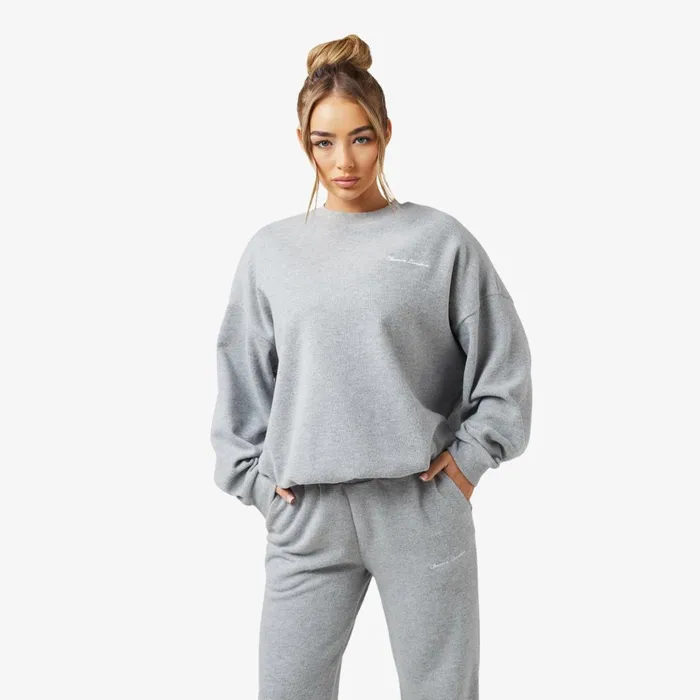 Closure London Soft Knit Crewneck I Grey Marl034gt Windowtheme Windowtheme Greymarl Women Knitwear
