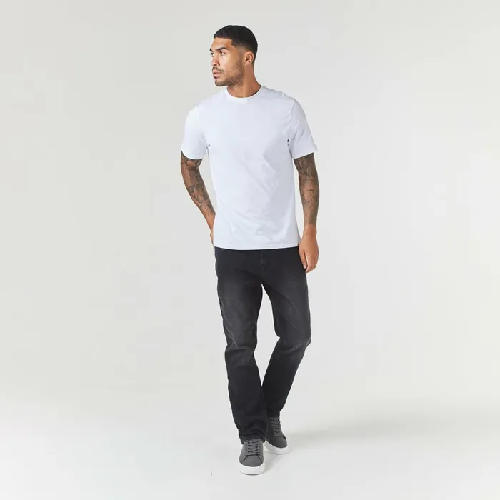 Closure London Straight Leg Denim Jean Black Wash Men Pants