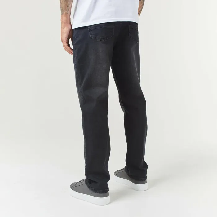 Closure London Straight Leg Denim Jean Black Wash Men Pants