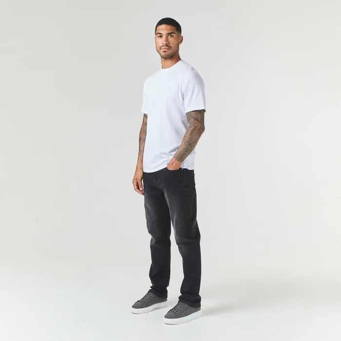 Closure London Straight Leg Denim Jean Black Wash Men Pants