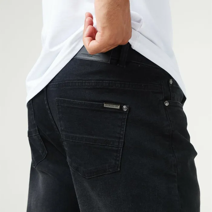 Closure London Straight Leg Denim Jean Black Wash Men Pants