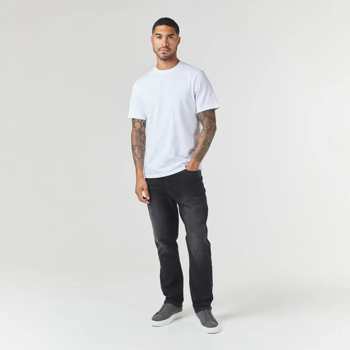 Closure London Straight Leg Denim Jean Black Wash Men Pants