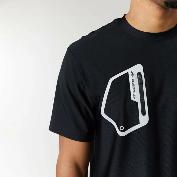 Closure London Tech Pocket TShirt Black Men TShirts
