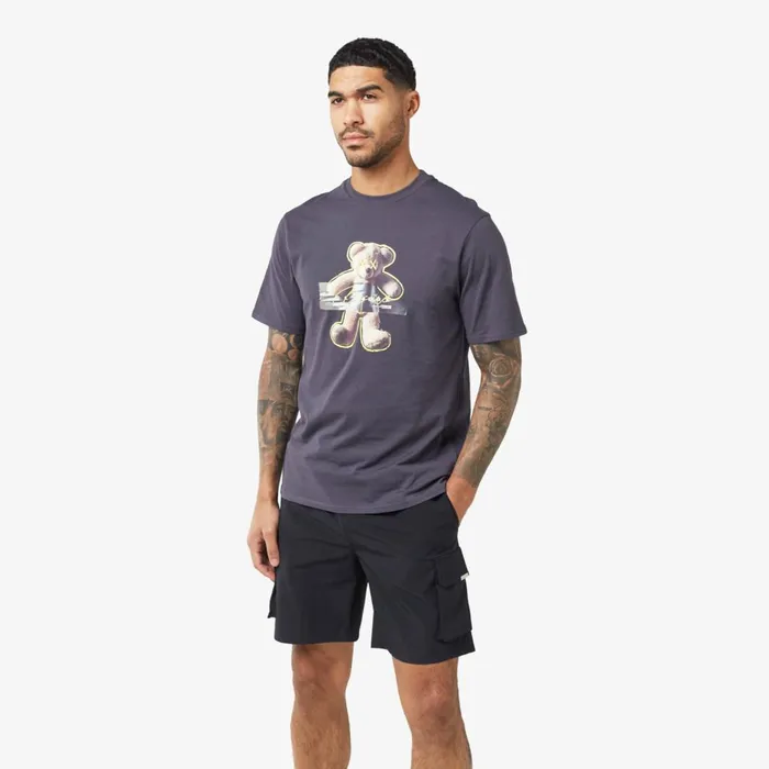 Closure London Wall Teddy TShirt Charcoal Men TShirts
