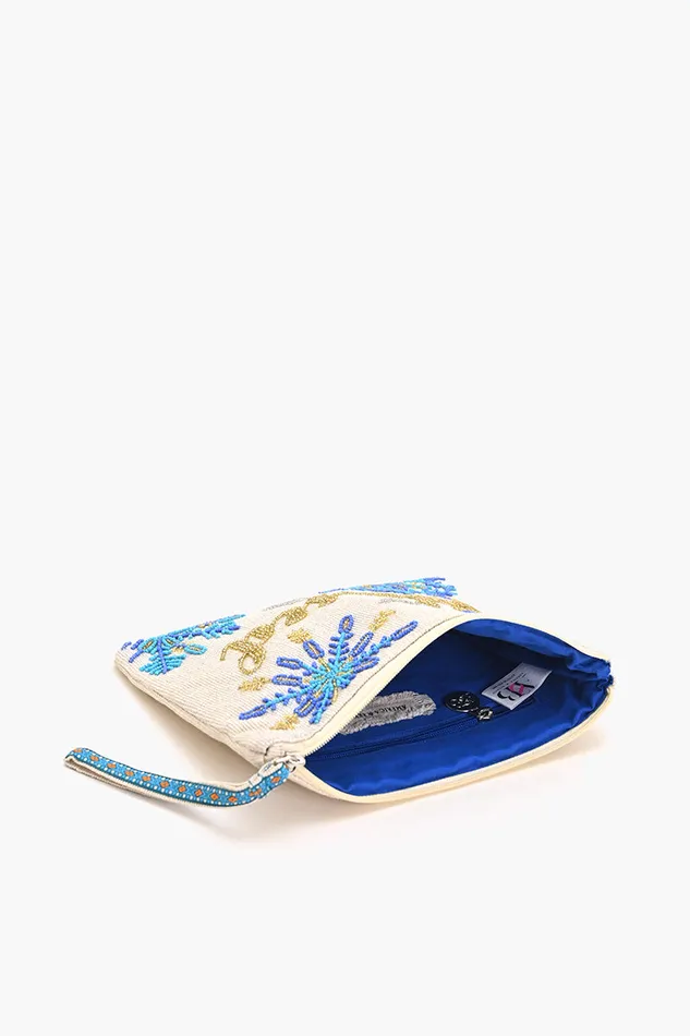 Clutches Blessed Embellished Wristlet Clutch 8211 America and Beyond Women