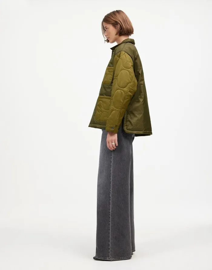 Coats Jackets Women Madewell Alpha Industries Insulated Chore Coat Green