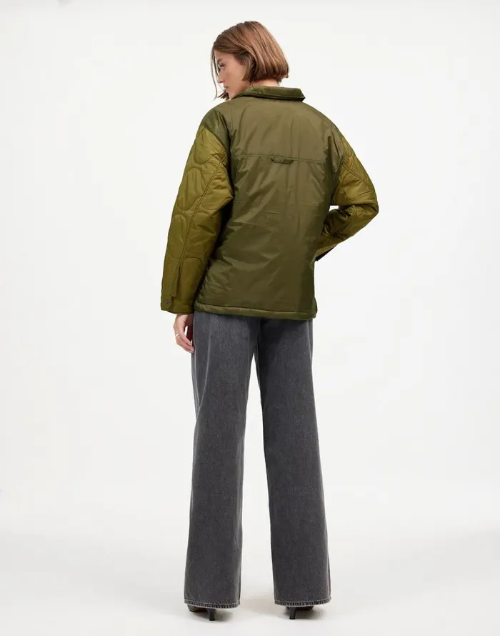 Coats Jackets Women Madewell Alpha Industries Insulated Chore Coat Green
