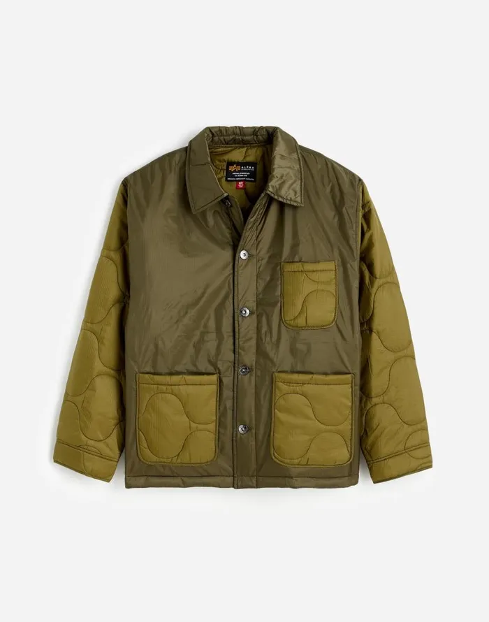 Coats Jackets Women Madewell Alpha Industries Insulated Chore Coat Green