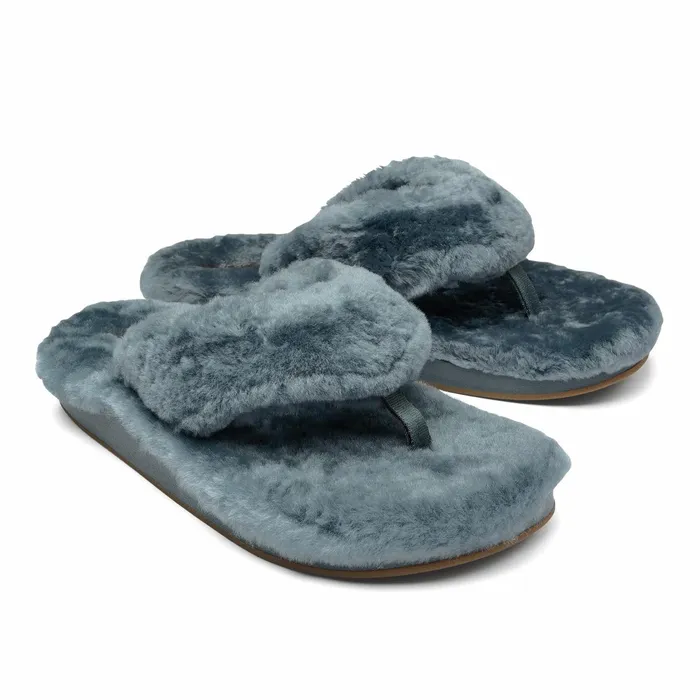 Cold Weather Women Olukai Kipea Heu Flip Flop Slippers 8211 Storm