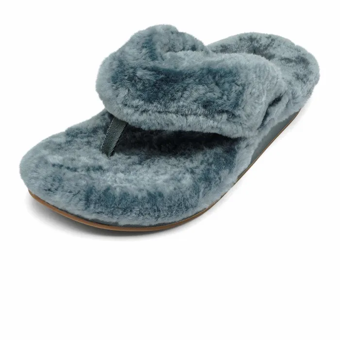 Cold Weather Women Olukai Kipea Heu Flip Flop Slippers 8211 Storm