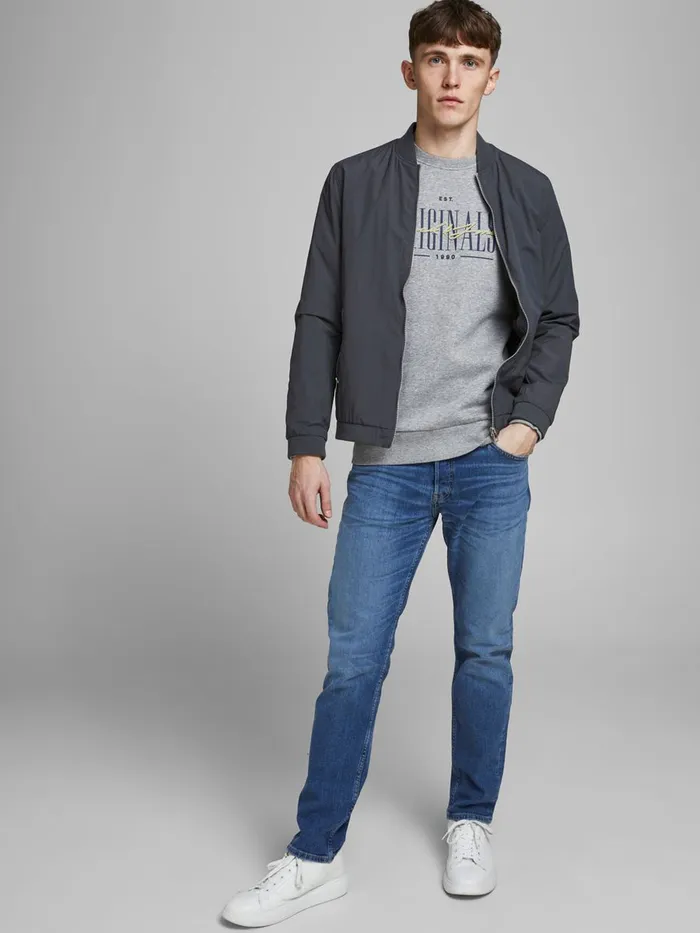 Comfort Jeans JACK and JONES Mens MIKE ORIGINAL CJ 928 COMFORT FIT JEANS Blue Blue Denim
