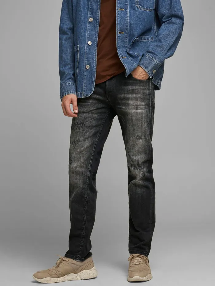 Comfort Jeans JACK and JONES Mens MIKE ORIGINAL JOS 143 50SPS COMFORT FIT JEANS Black Black Denim Comfort Jeans JACK and JONES Mens MIKE ORIGINAL JOS 143 50SPS COMFORT FIT JEANS Black Black Denim
