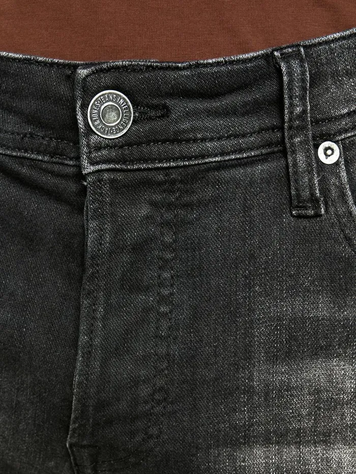 Comfort Jeans JACK and JONES Mens MIKE ORIGINAL JOS 143 50SPS COMFORT FIT JEANS Black Black Denim